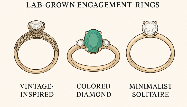 Modern Choices in Lab-Grown Engagement Rings