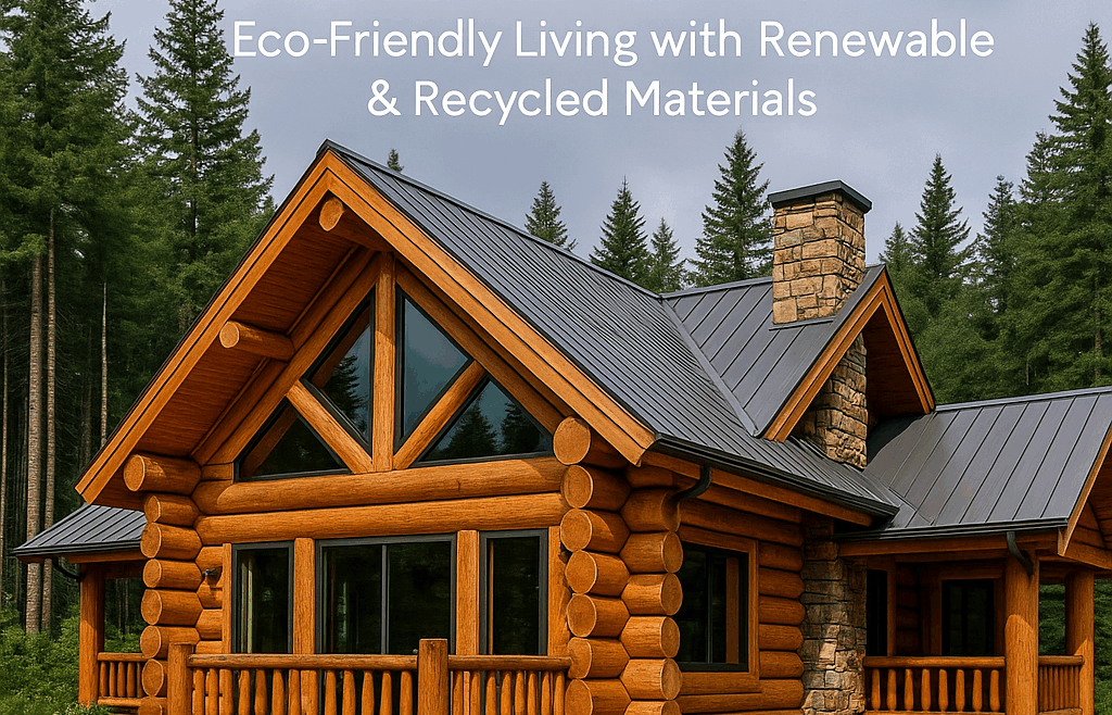 Sustainable Living with Custom Log Homes