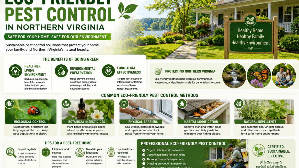 Eco Smart Pest Defense: Natural Solutions for Northern Virginia Households