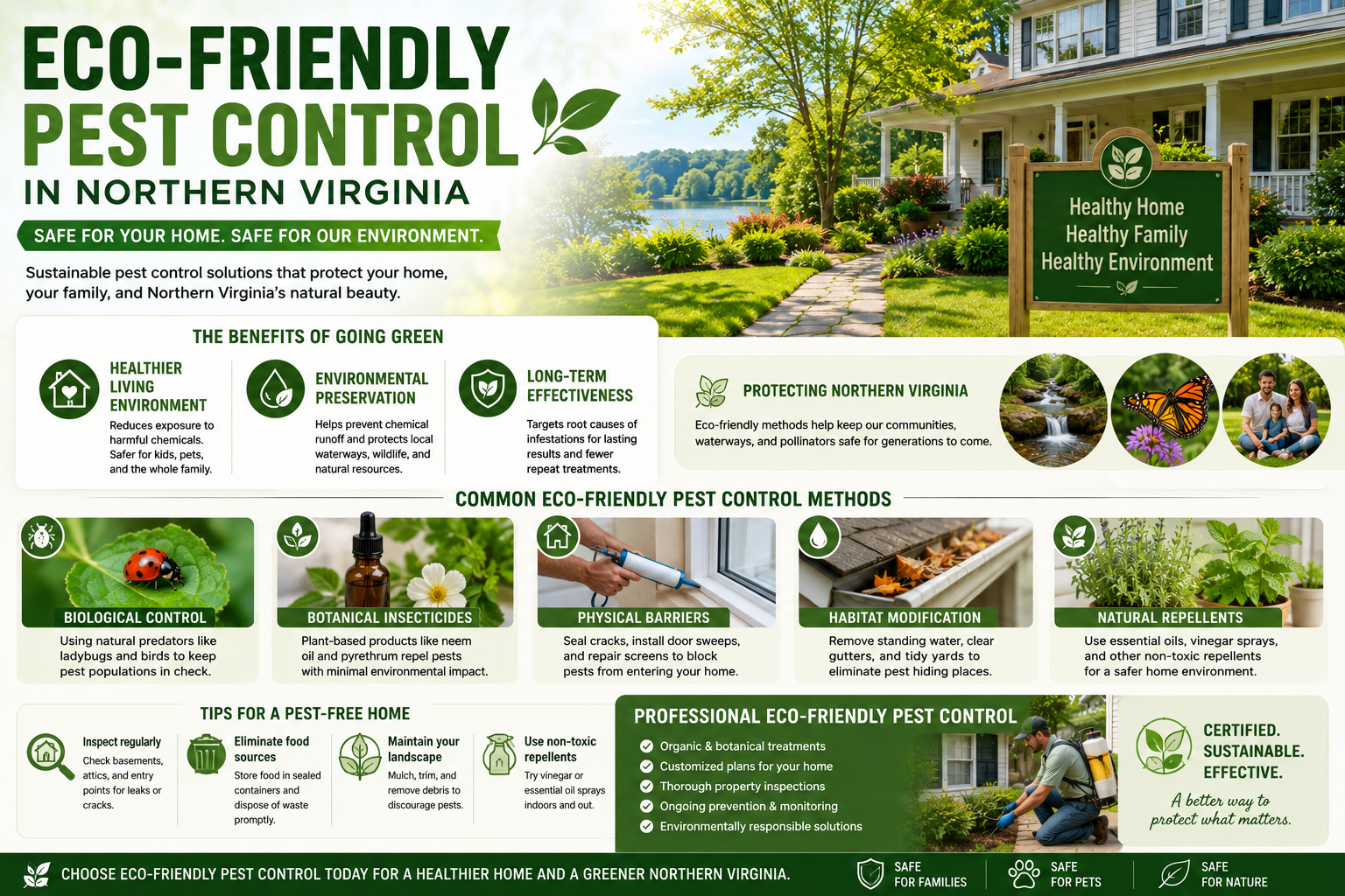 Eco-Friendly Pest Control Northern Virginia