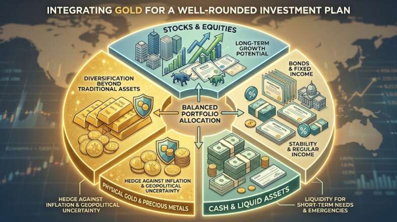 How Gold Can Fit Into A Balanced Portfolio